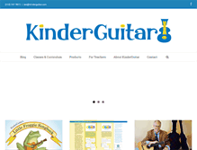 Tablet Screenshot of kinderguitar.com